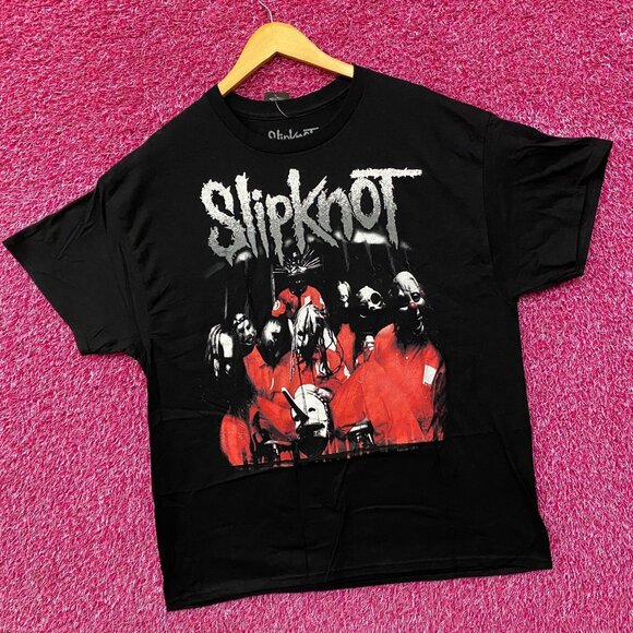 Slipknot Heavy Metal Band Self-Titled Album Cover Art T-Shirt XL - Picture 3 of 5
